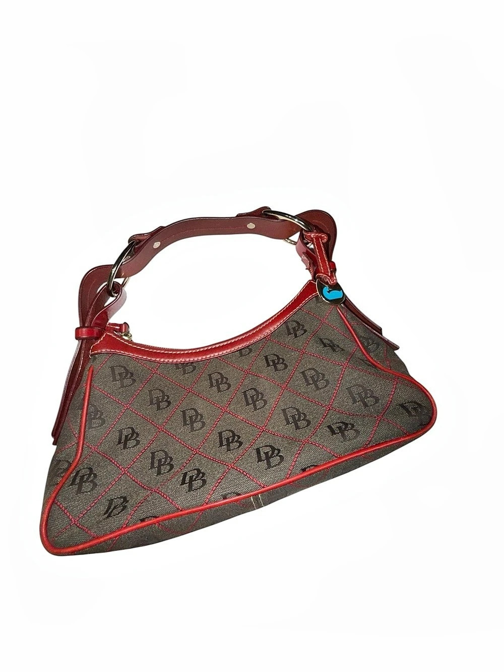 Dooney & Bourke Brown & Red Shoulder Bag
